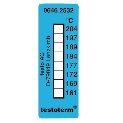 Термоиндикаторы testoterm +161 … +204 °C